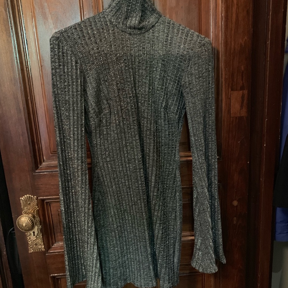 Ellery Ribbed Roll Neck Dress - Picture 2 of 6